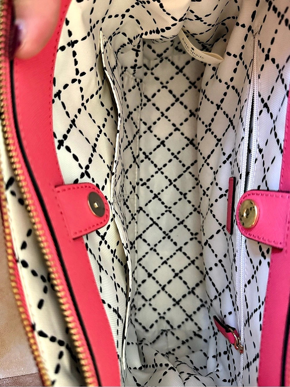 Kate Spade Mayfair Pink Tote Like New - Picture 5 of 12
